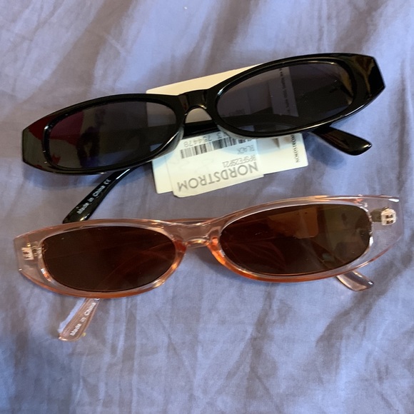 BP. Nordstrom Slim Plastic Sunglasses in Pink - 54mm - Picture 8 of 11